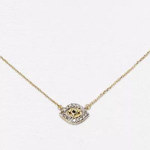 Adina Reyter Diamond Evil Eye Necklace 15"